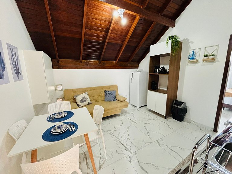 Canasvieiras - Apto 1 quarto (305) - 700m da praia