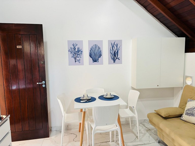 Canasvieiras - Apto 1 quarto (305) - 700m da praia