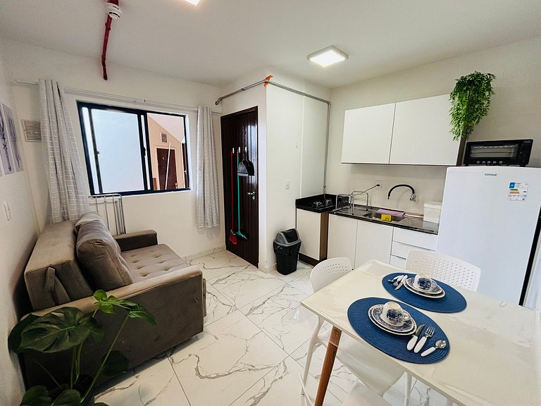 Canasvieiras - Apto 1 quarto (106) - 700m da praia