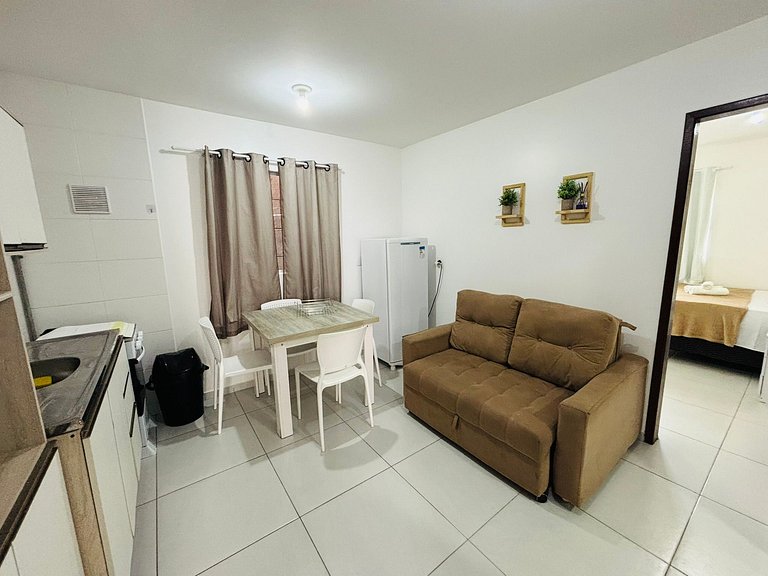 Canasvieiras - Apto 1 quarto (105) - 700m da praia